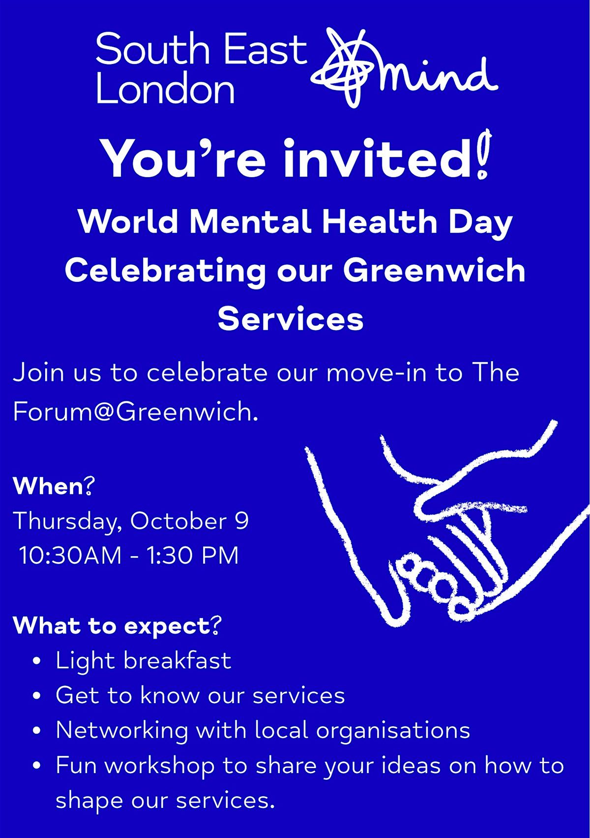World Mental Health Day - Celebrating our Greenwich Services