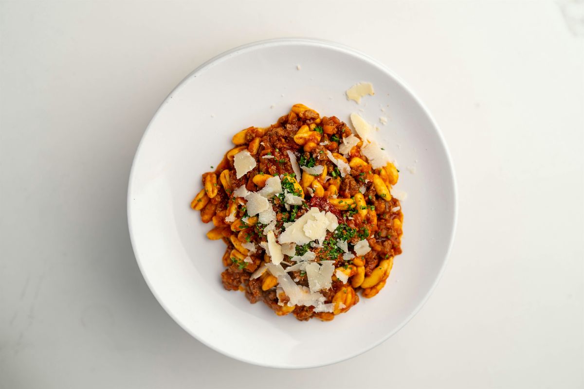 Bolognese with Cavatelli