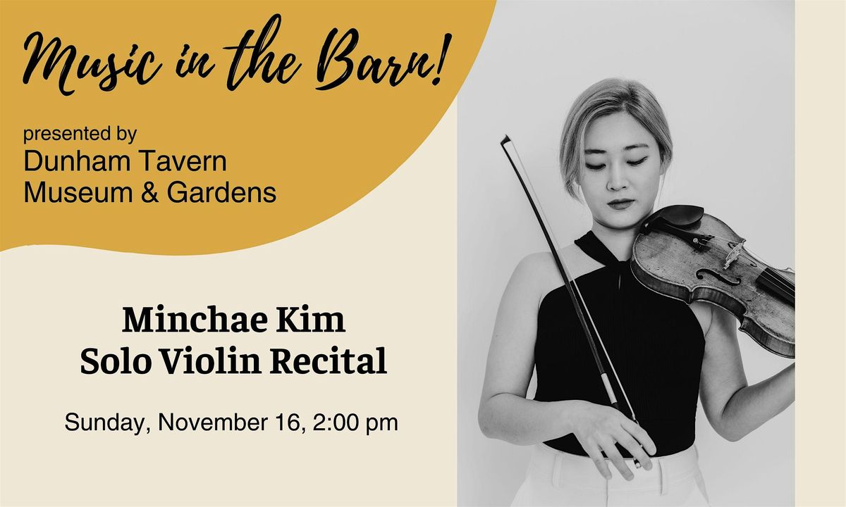 Music in the Barn: Minchae Kim