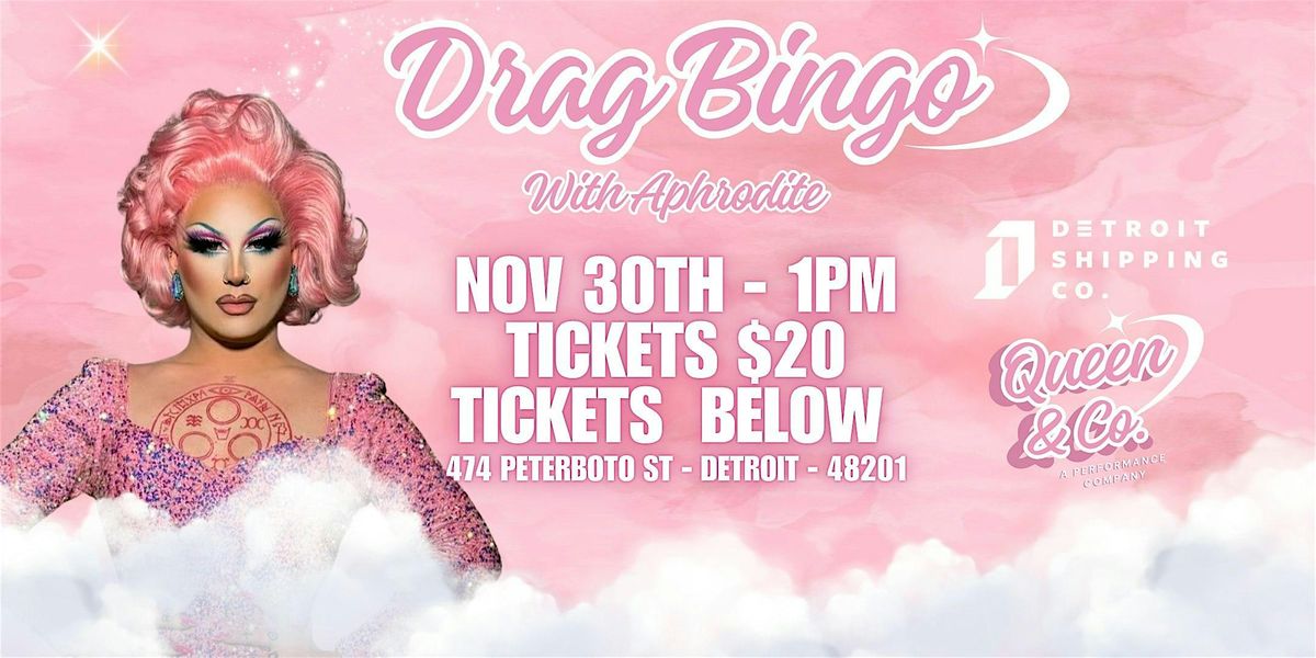 Drag Bingo at Detroit Shipping Co.