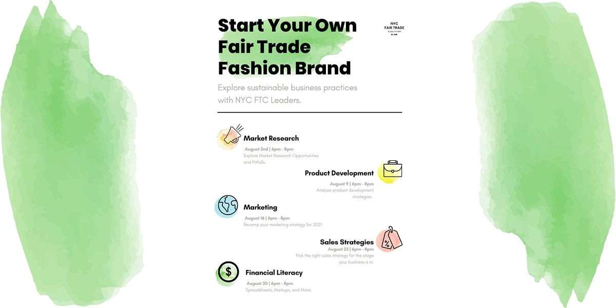 Start Your Own Fair Trade Fashion Brand - Summer 2021 Edition