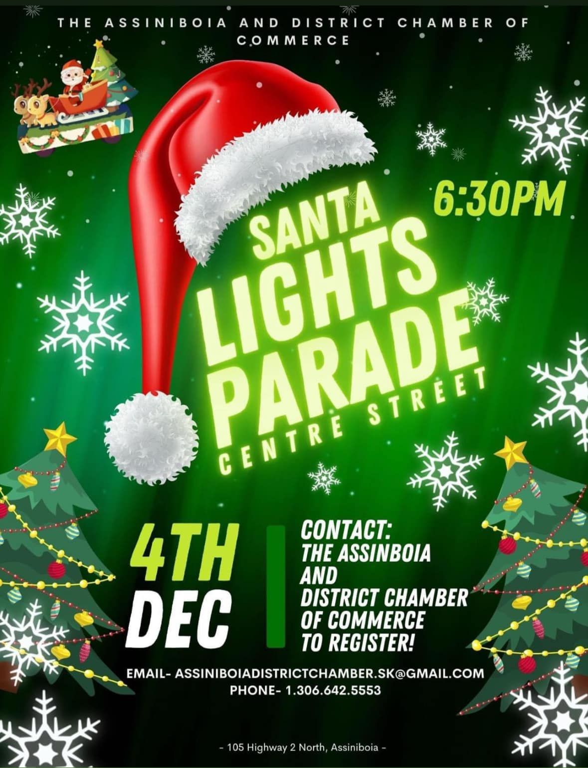 SANTA LIGHT PARADE