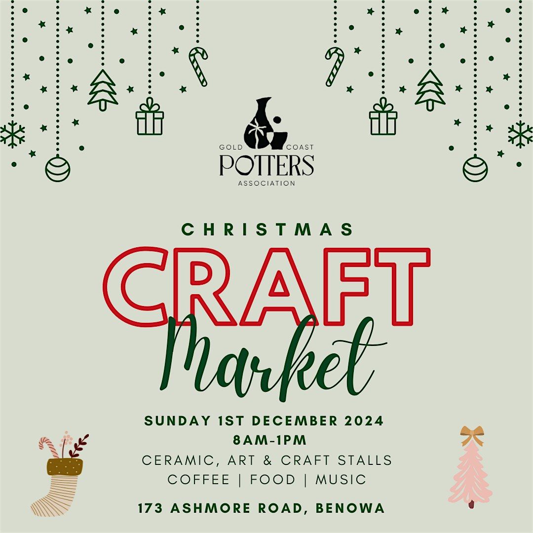 Gold Coast Potters Association Annual Christmas Craft & Art Market