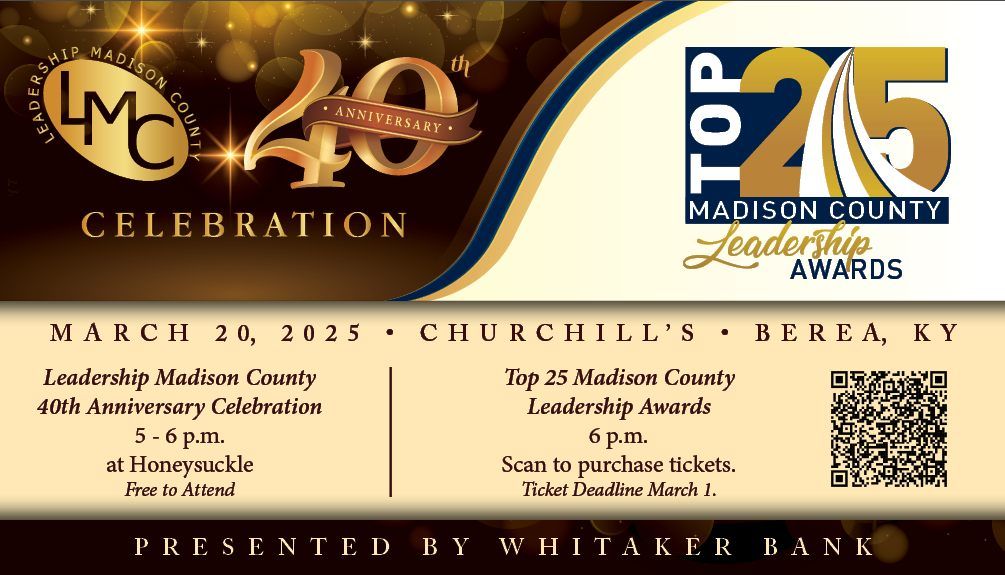 Leadership Madison County 40th Anniversary Celebration