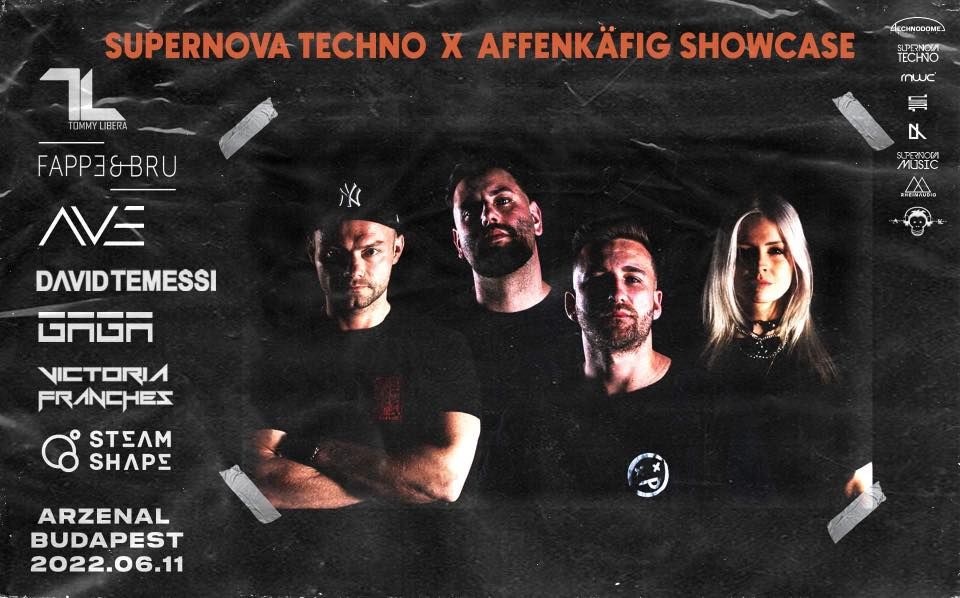 Supernova Techno x Affenk\u00e4fig Showcase Budapest | Arzen\u00e1l