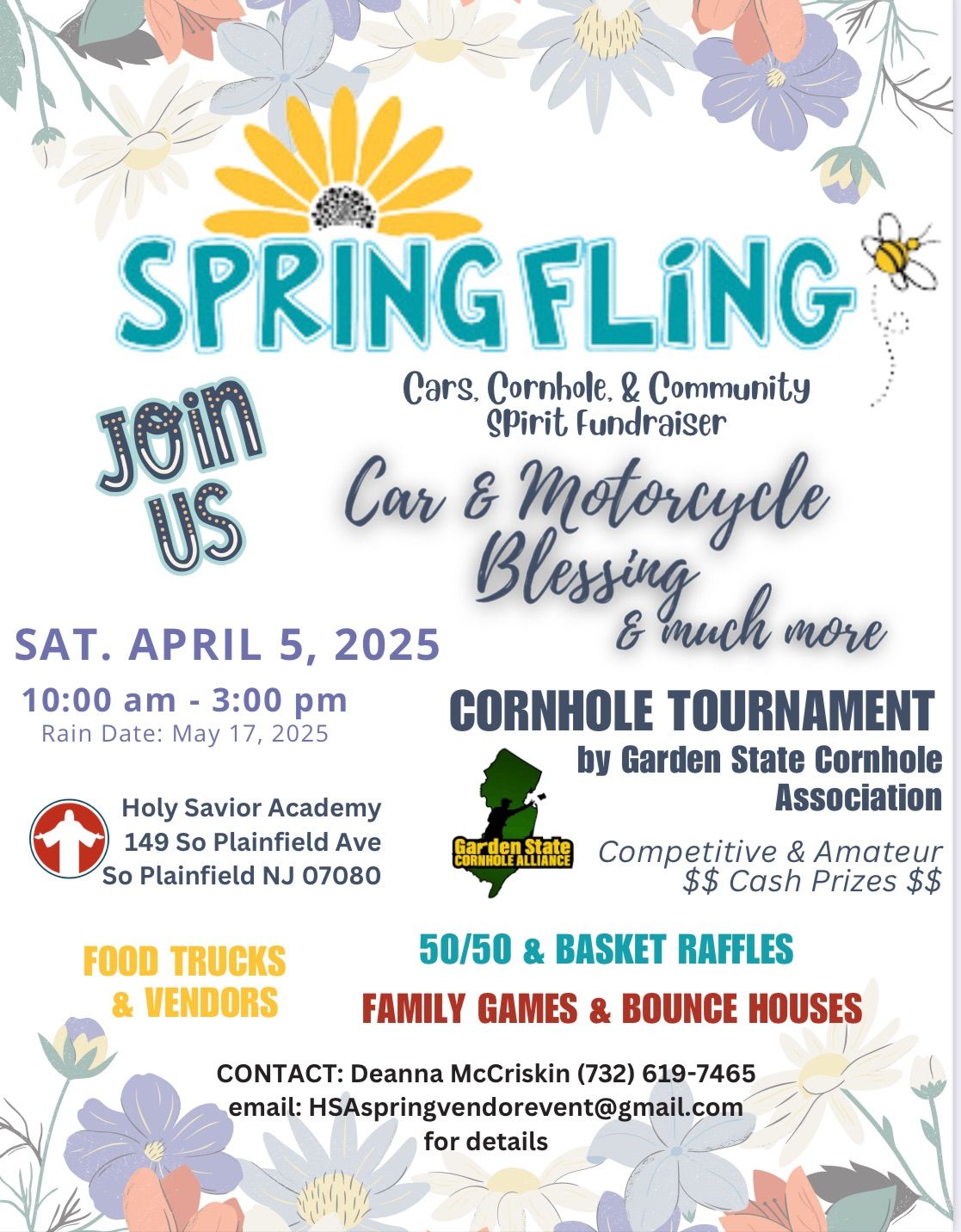 HSA's Spring Fling Findraiser: Car Show & Blessing, Vendor Fair, & much more