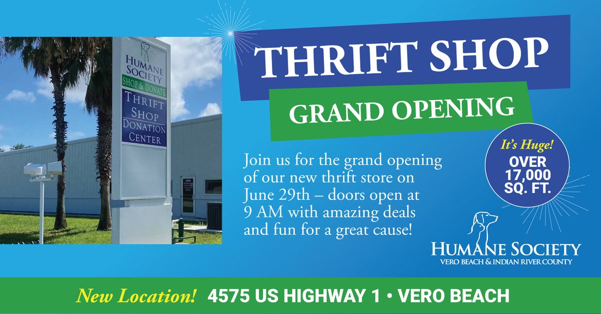 Thrift Shop Grand Opening