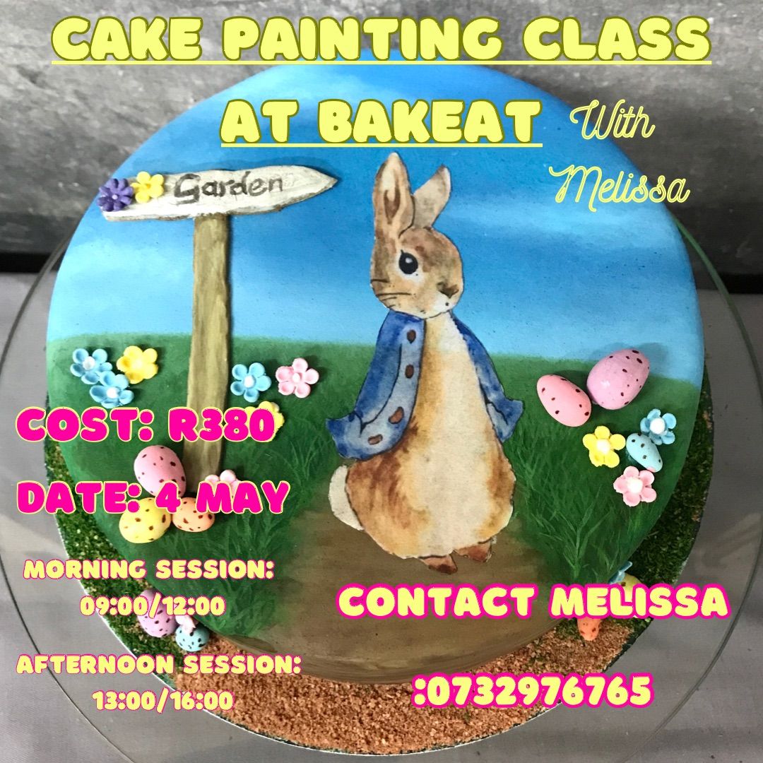 Peter Rabbit Cake Painting Class