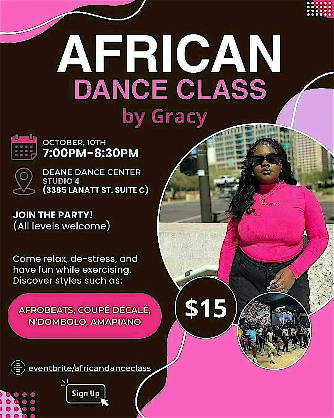 African Dance Class by Gracy