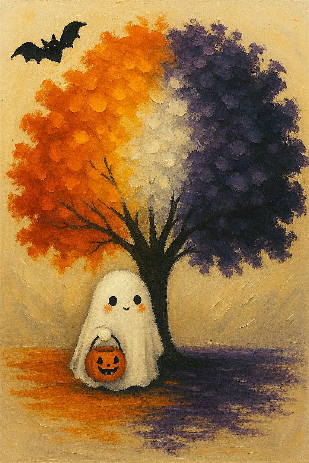 Boo-Treeful Paint party at Crystalline Concepts