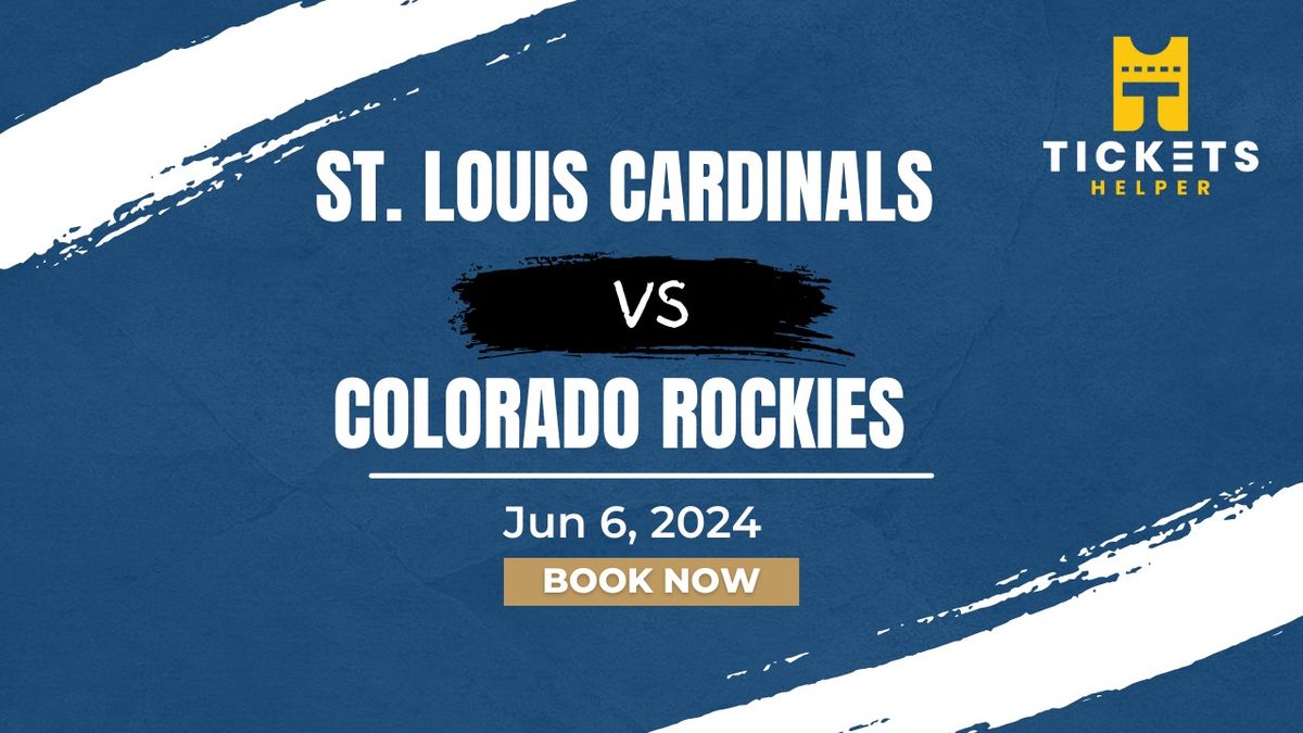 St. Louis Cardinals vs. Colorado Rockies
