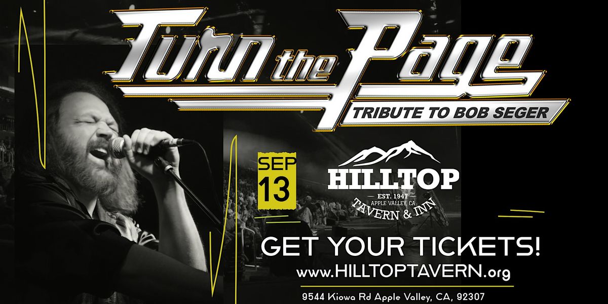 Turn The Page | Tribute To Bob Seger