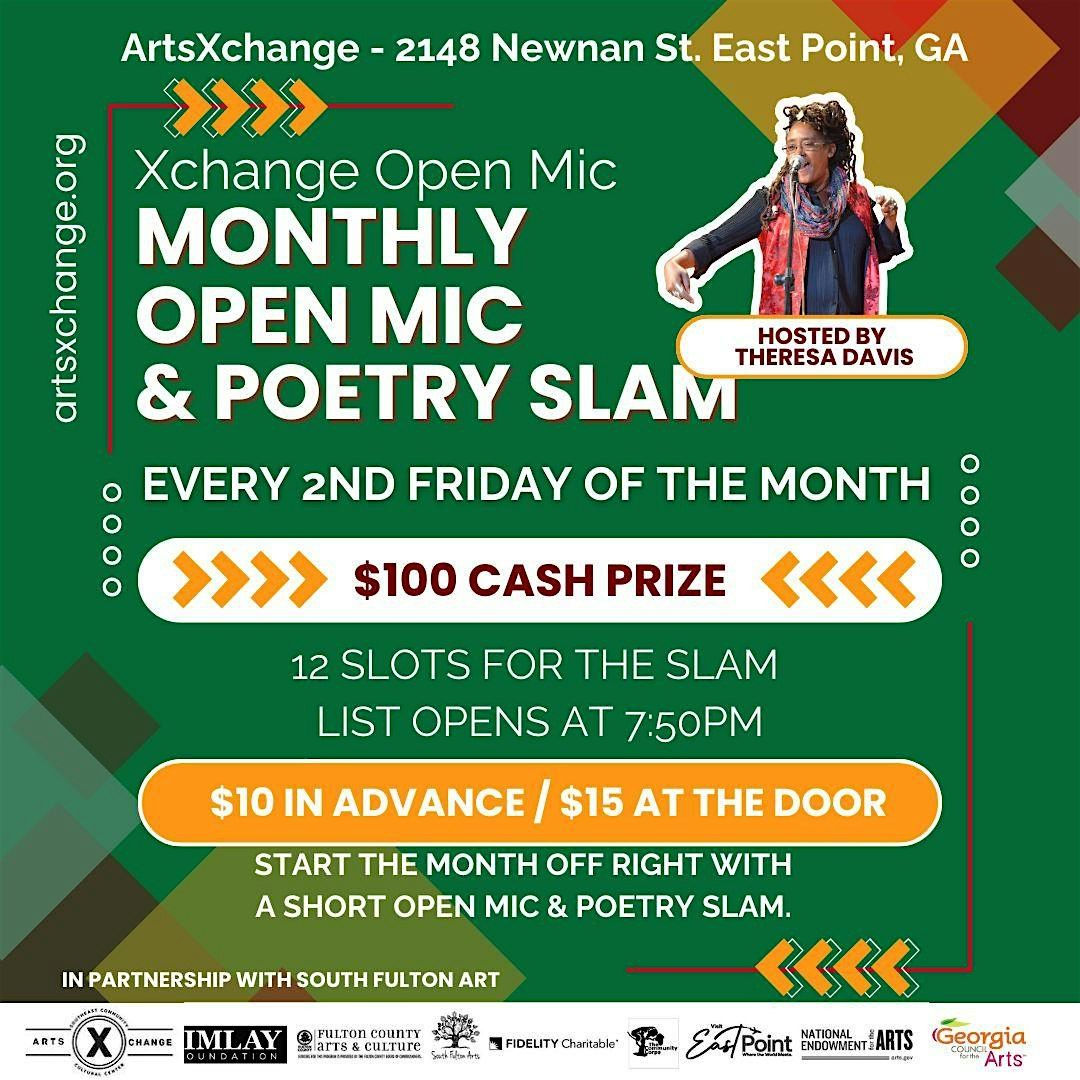 October  XChange Open Mic and Slam 10-10 -25