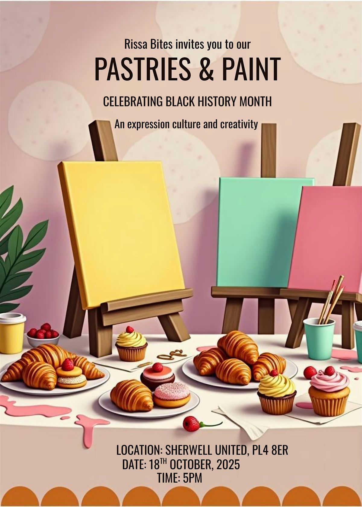 Pastries and Paint