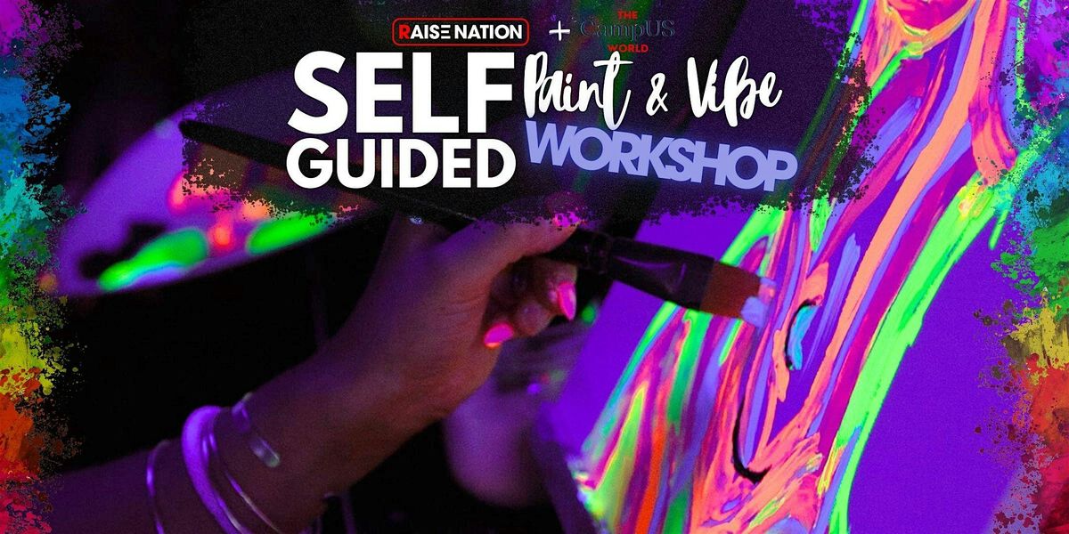 Paint & Vibe Workshop w\/ Hip-Hop, R&B & Pop Playlist (Self Guided) - DMV