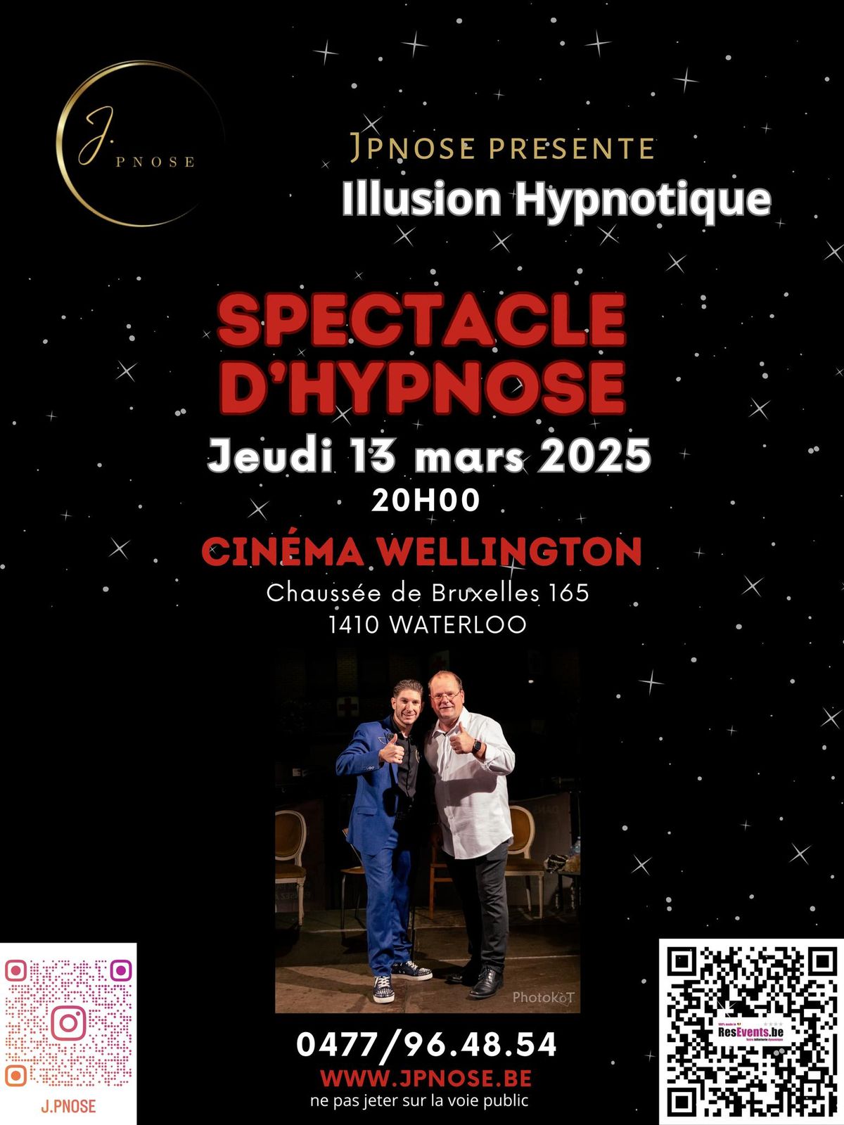 Spectacle illusion hypnotique 