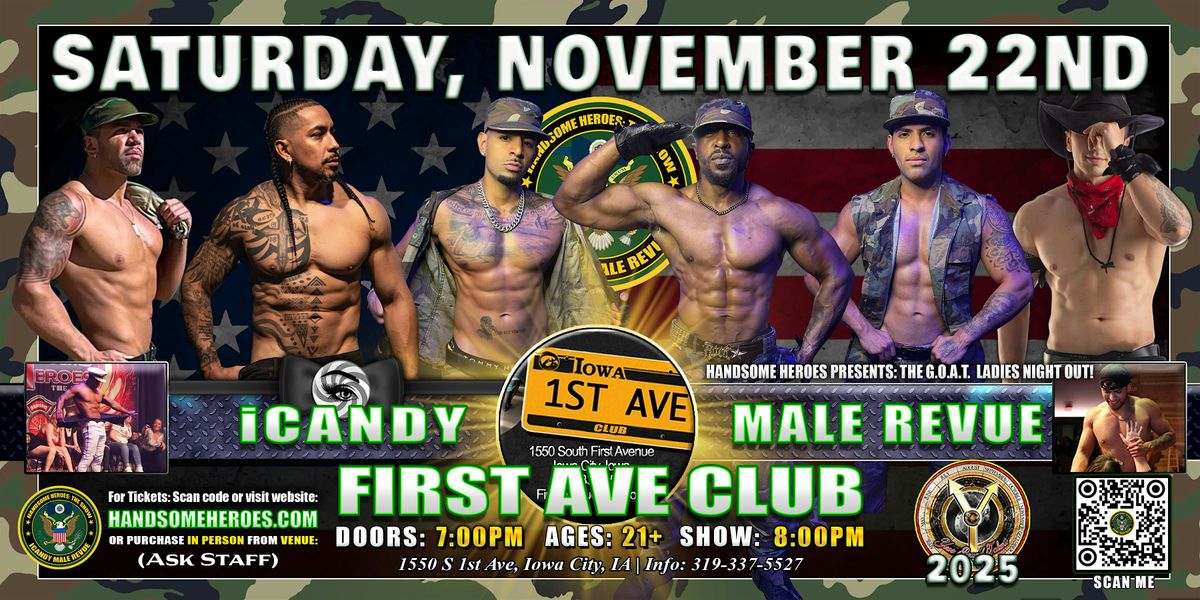 Iowa City, IA - iCandy Male Revue @First Avenue Club