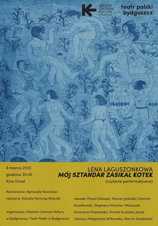 Solidarni Z Ukrainą Lena Laguszonkowa Mój Sztandar Zasikał Kotek” Czytanie Performatywne 7811