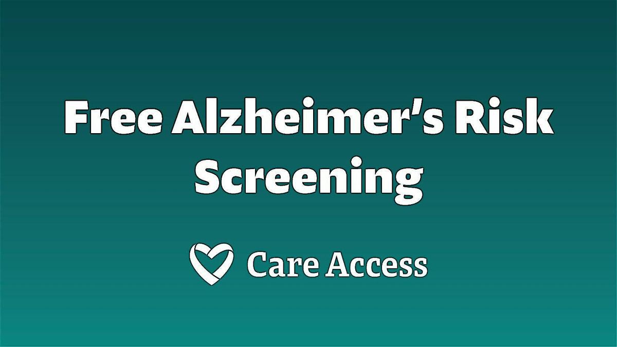 Free Alzheimer's Risk Screening