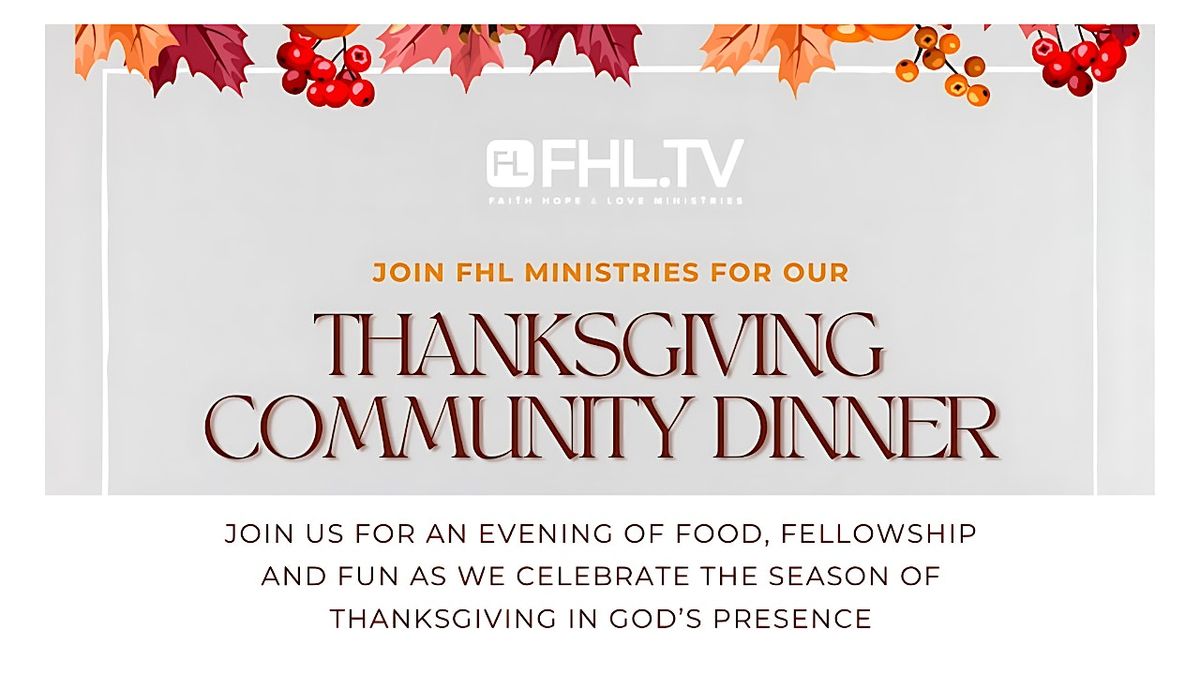 Thanksgiving Community Event