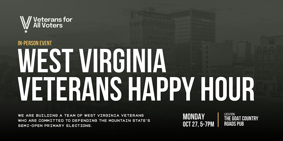 West Virginia Veterans Happy Hour