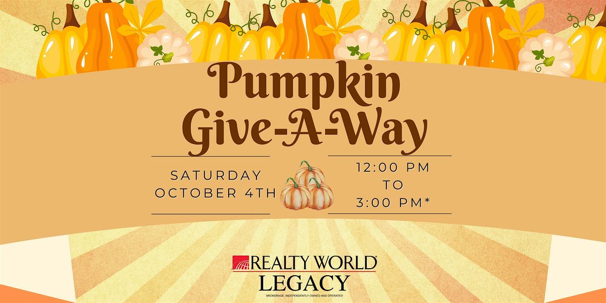 Pumpkin Give-A-Way