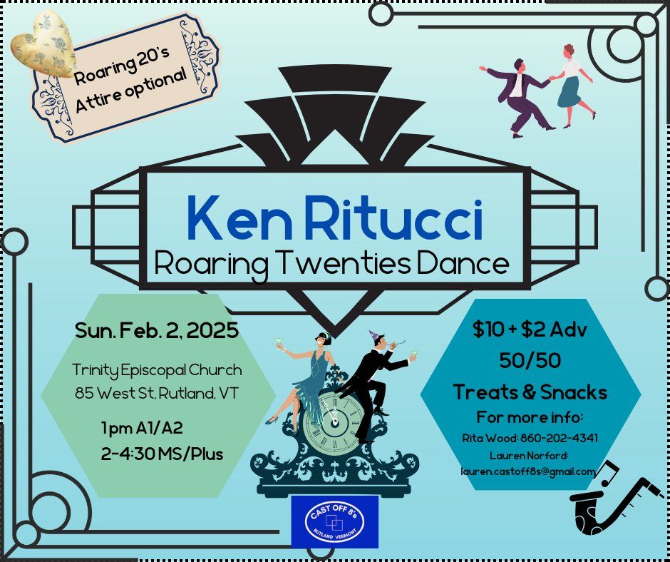 Cast Off 8's Roaring Twenties Dance with caller Ken Ritucci