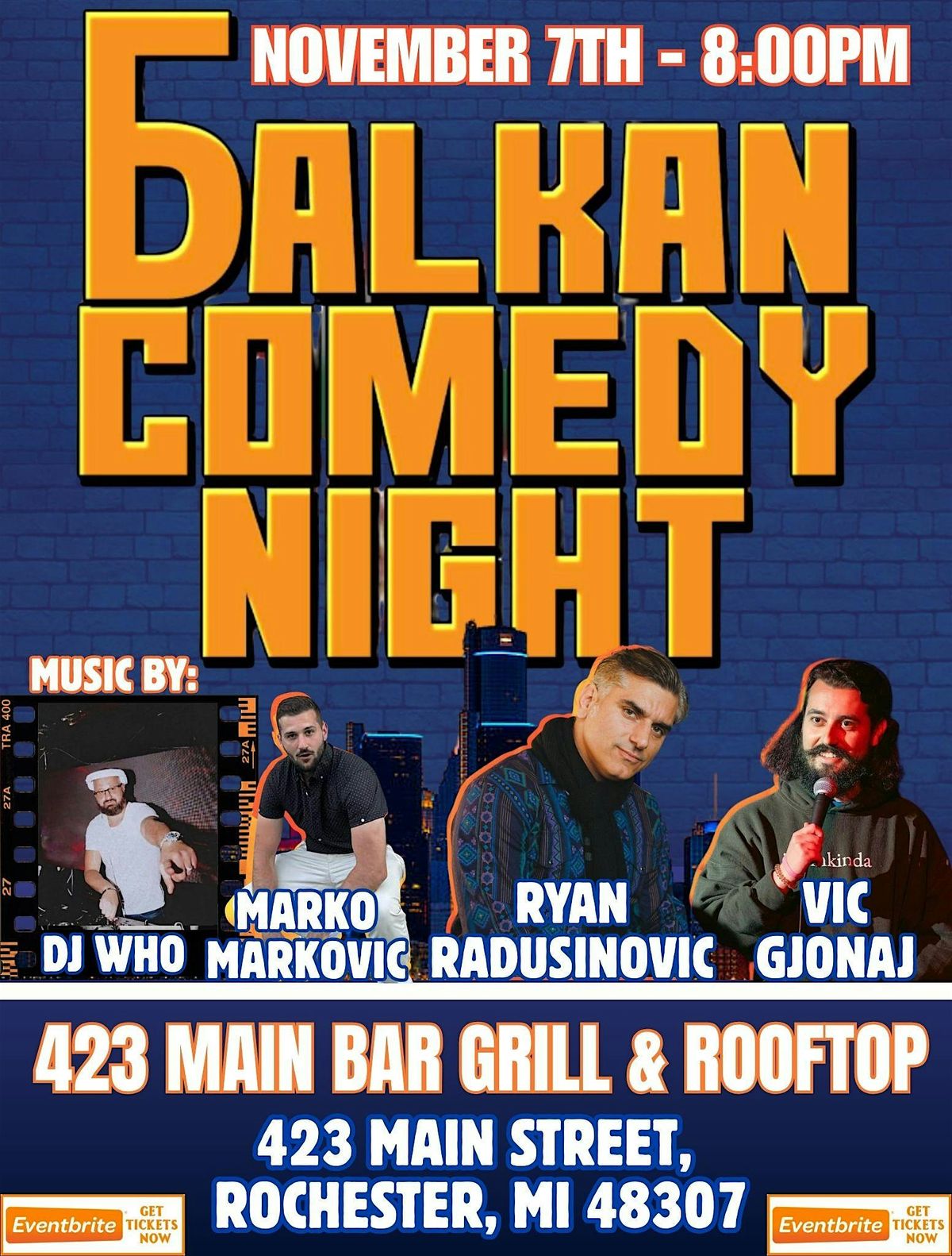 Balkan Comedy Night Detroit