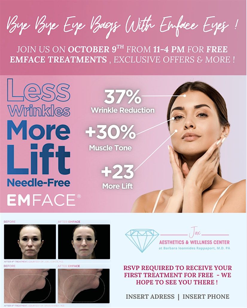Bye Bye Eye Bags With Emface Eyes !