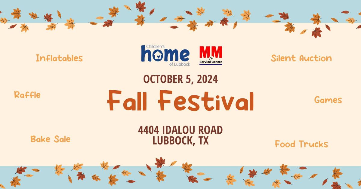 Fall Festival 2024 | Children's Home of Lubbock