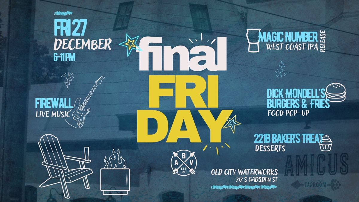 December Final Friday at Amicus Brewing Ventures