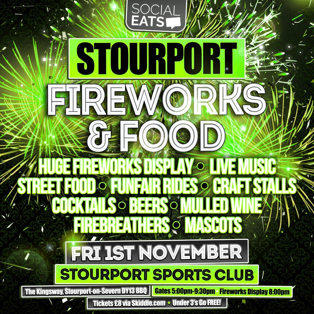 Stourport Fireworks & Street Food