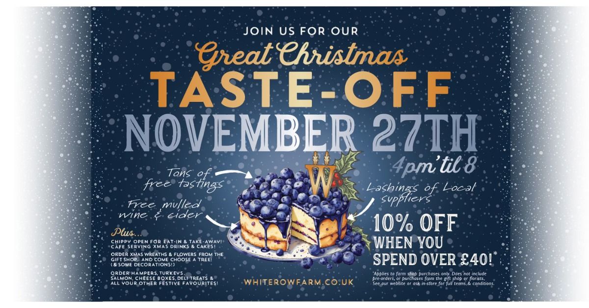 The Great Christmas Taste Off 