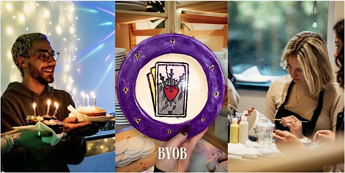 Tarot and Pottery Painting