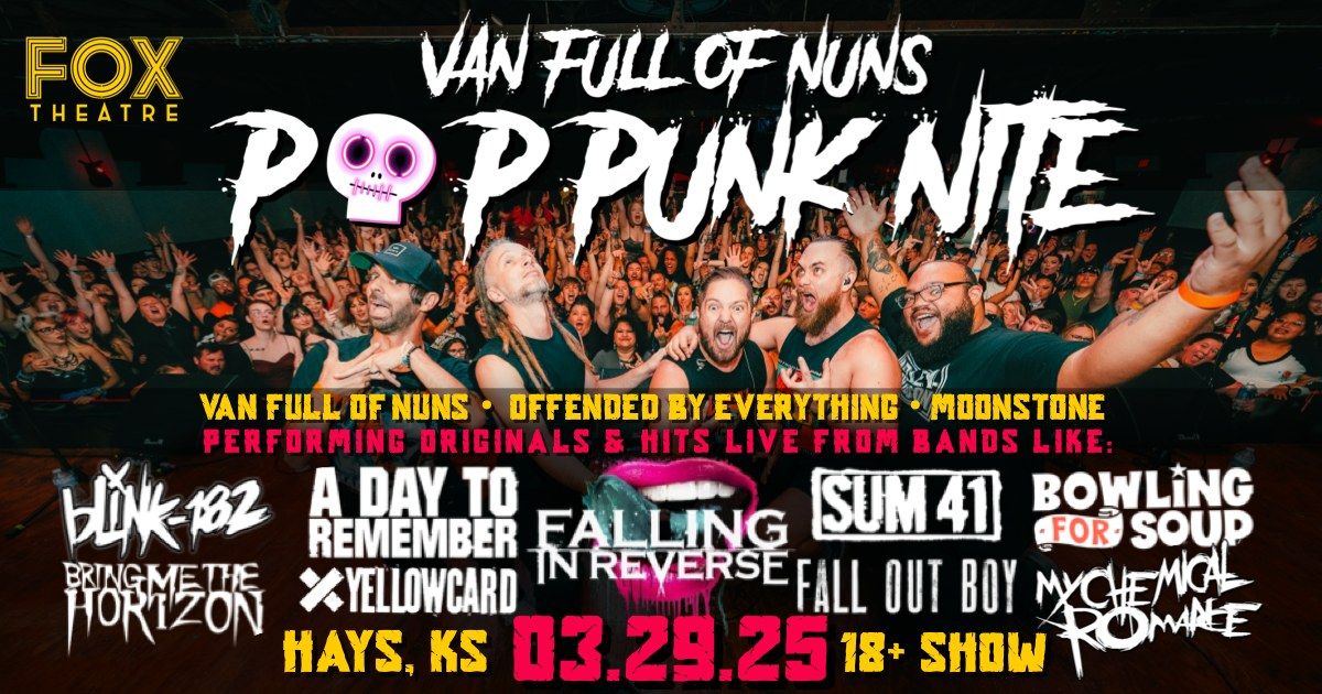 Pop Punk Nite: Hays, KS! by: Van Full of Nuns