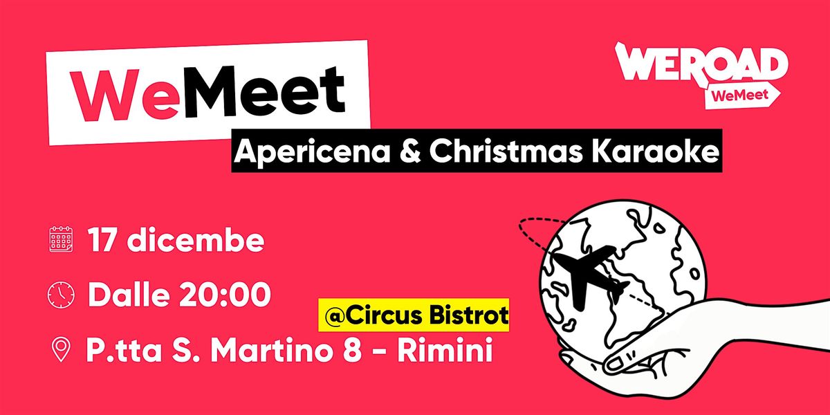 WeMeet | Apericena & Christmas Karaoke