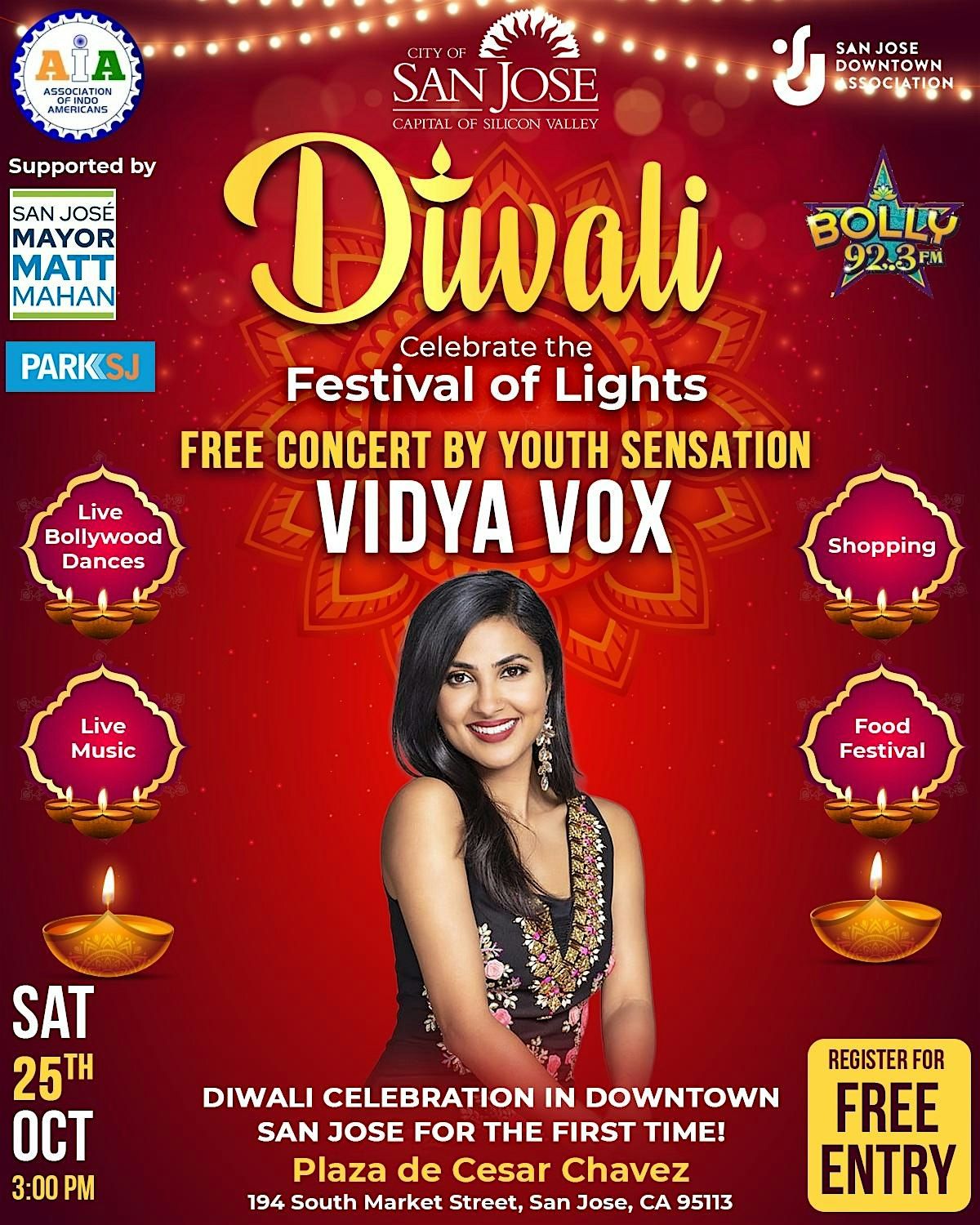 San Jose Diwali Celebrations, Festival of Lights
