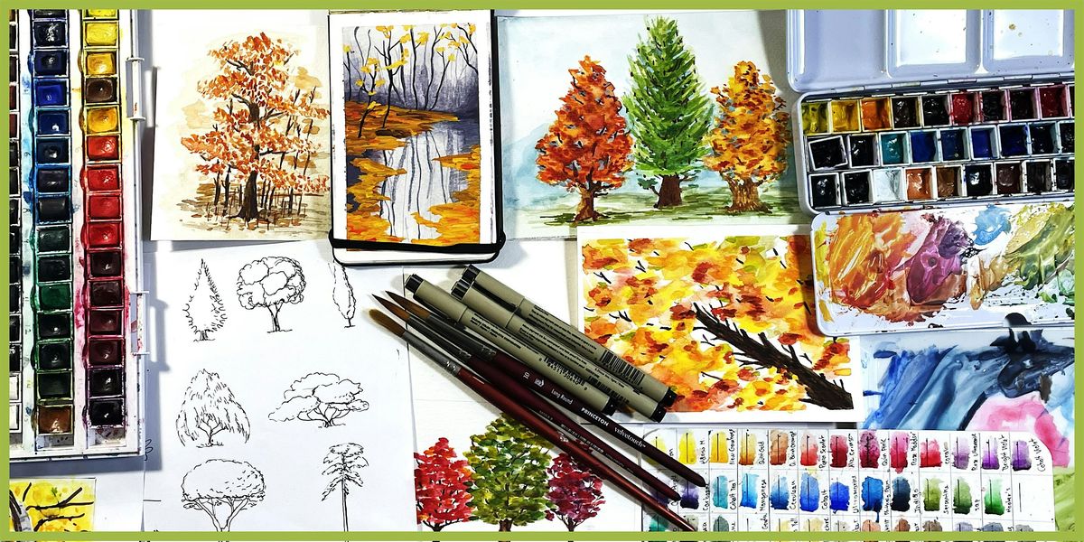 ART & SCIENCE: Trees in NYC! Learn the Basics, Draw and Paint Trees