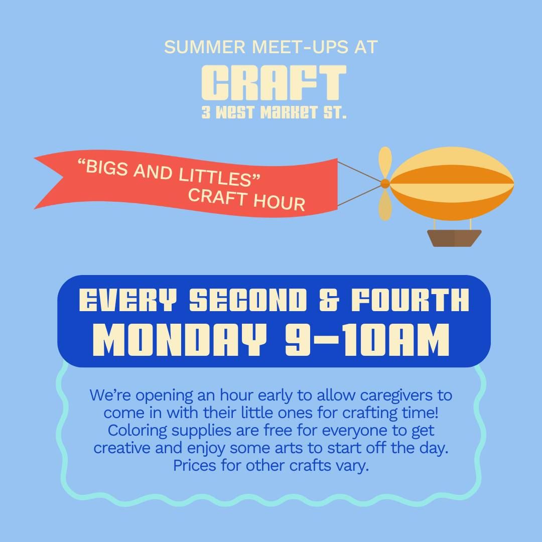 "Bigs and Littles" Craft Hour