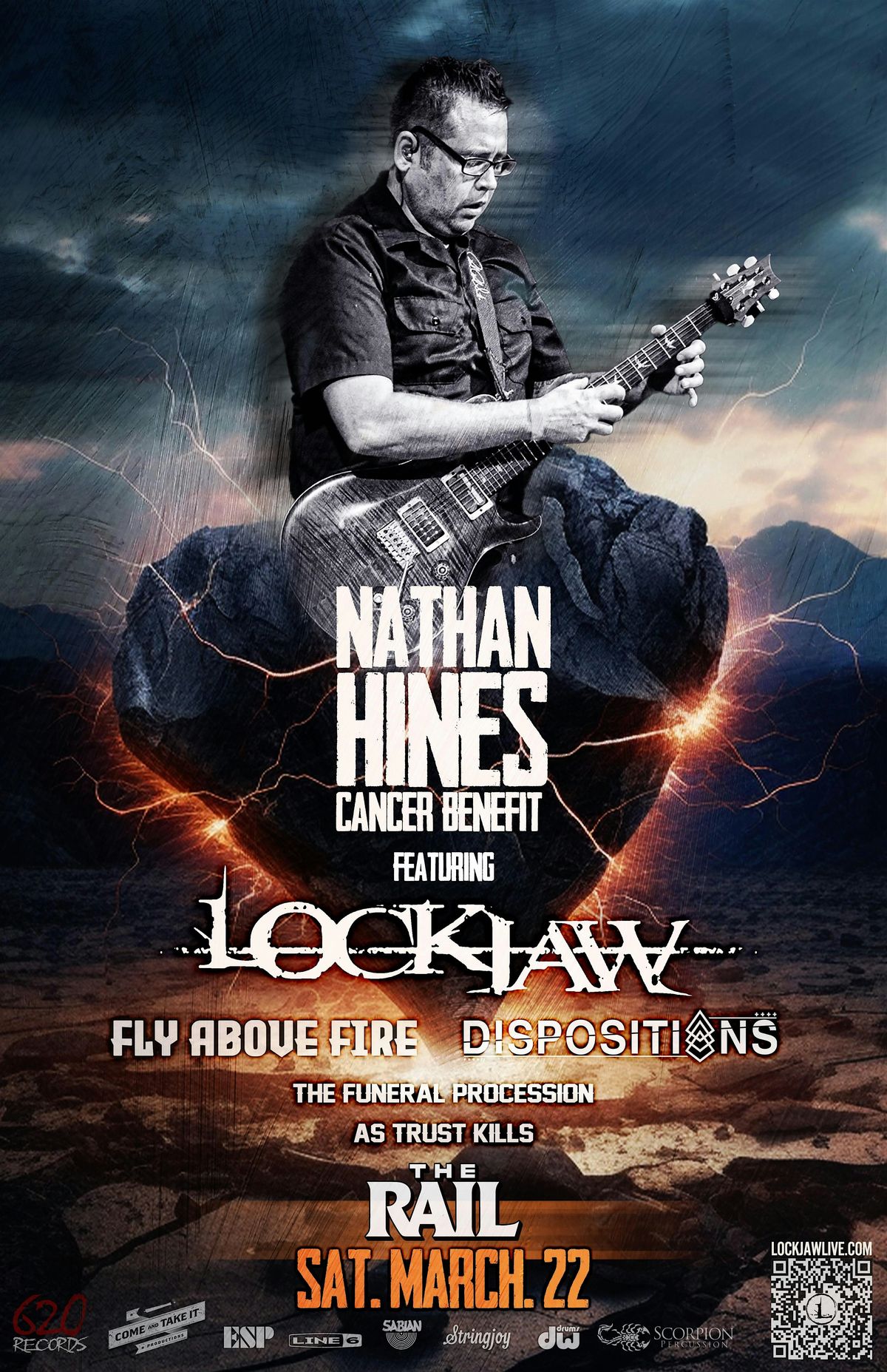 Nathan Hines Benefit Show at The Rail!