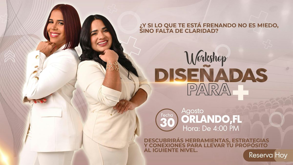 WORKSHOP DISE\u00d1ADAS PARA M\u00c1S