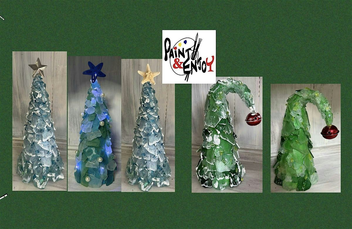 Paint and Enjoy at High Road Taproom \u201dSea Glass Tree\u201c