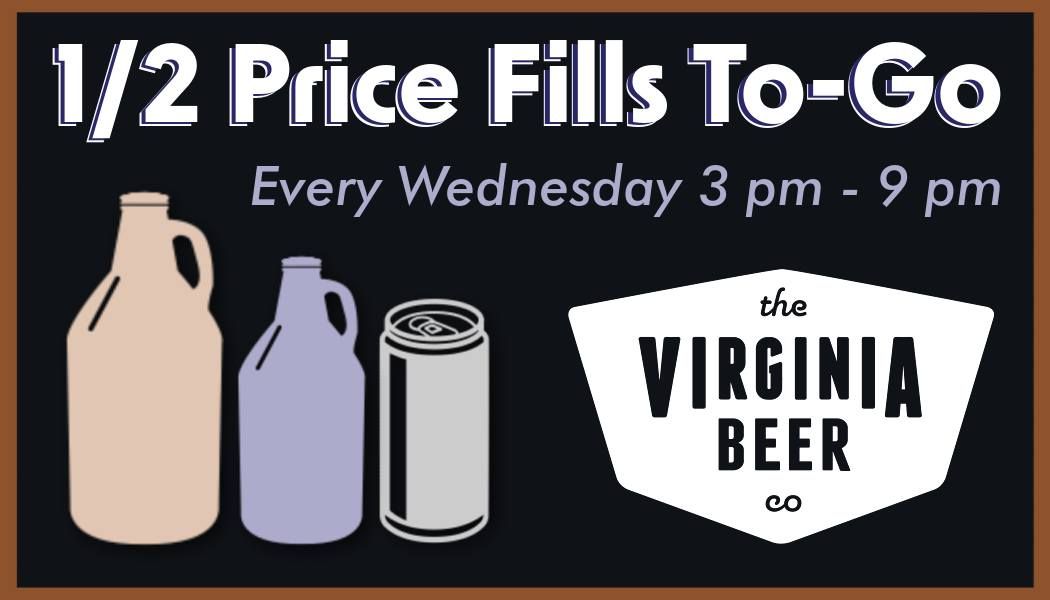 Half Price Fills Night at Virginia Beer Co.