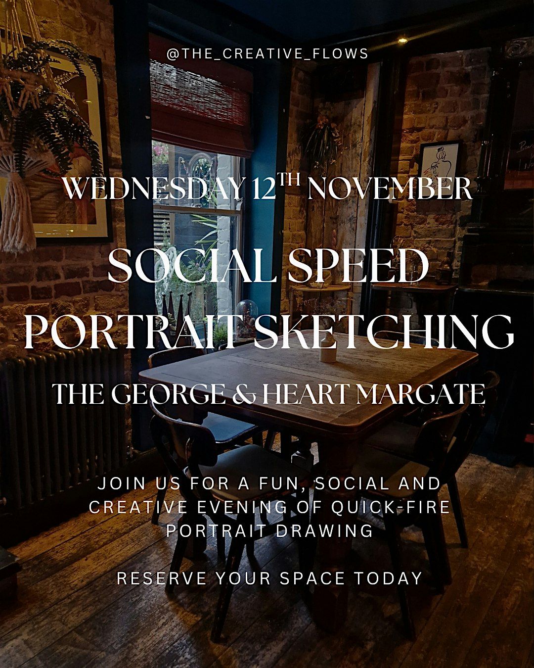 Social Speed Portrait Sketching