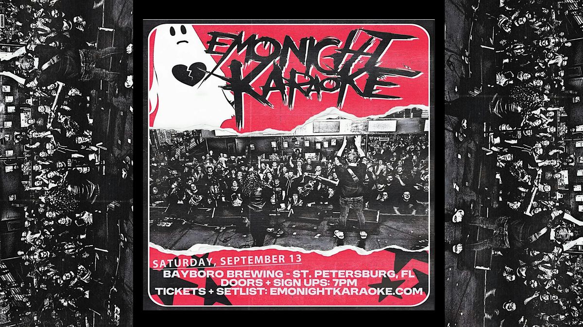 Emo Night Karaoke at the Venue at  Bayboro Brewing St.Pete September 13th