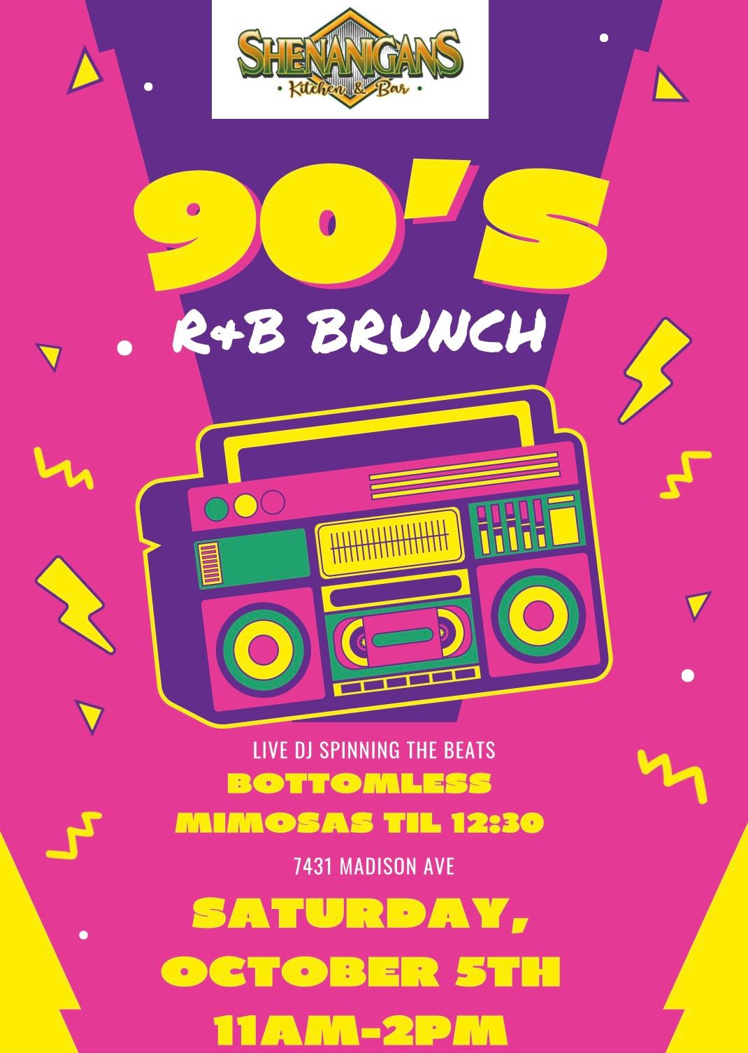 90\u2019s Brunch