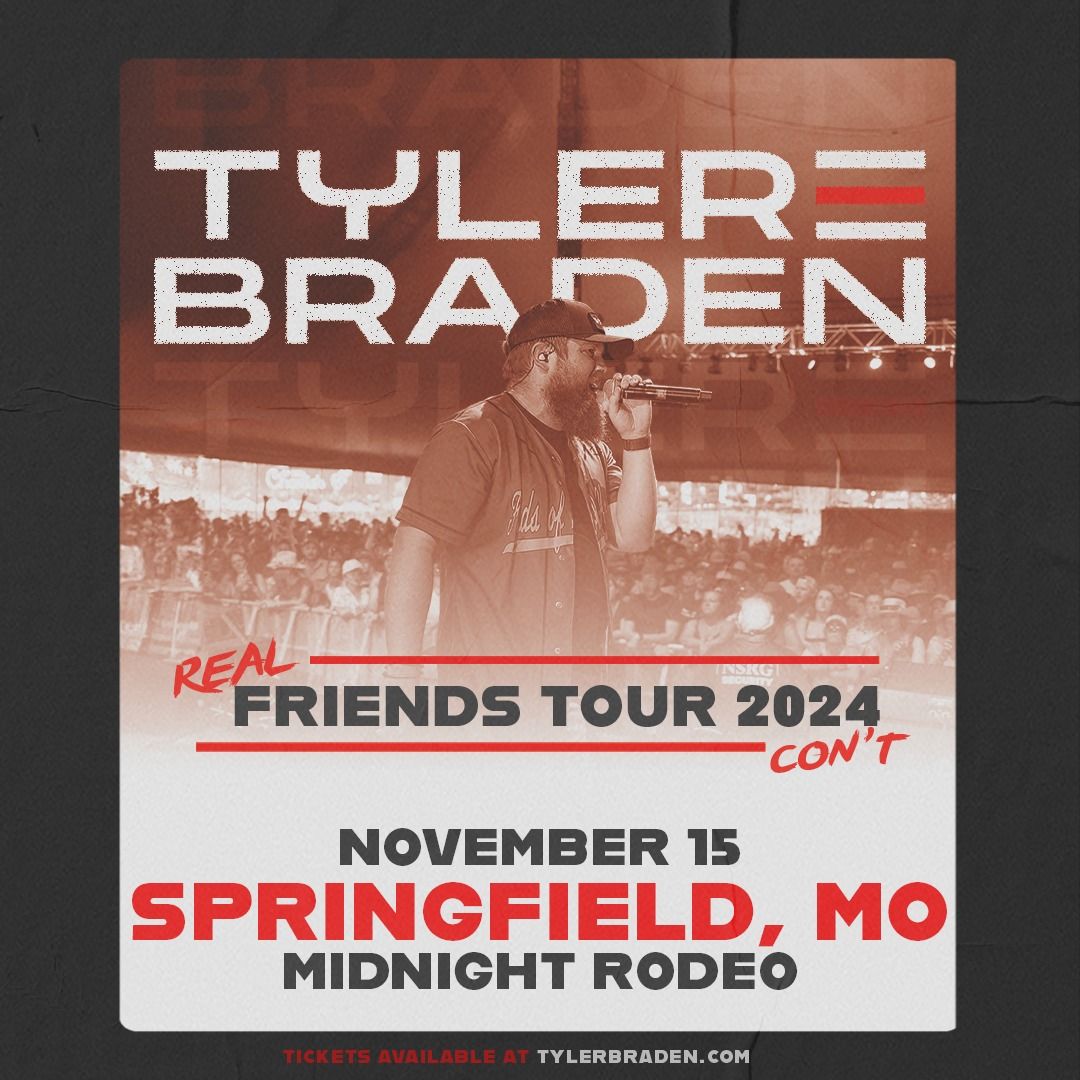 Tyler Braden: Real Friends Tour (Con't)