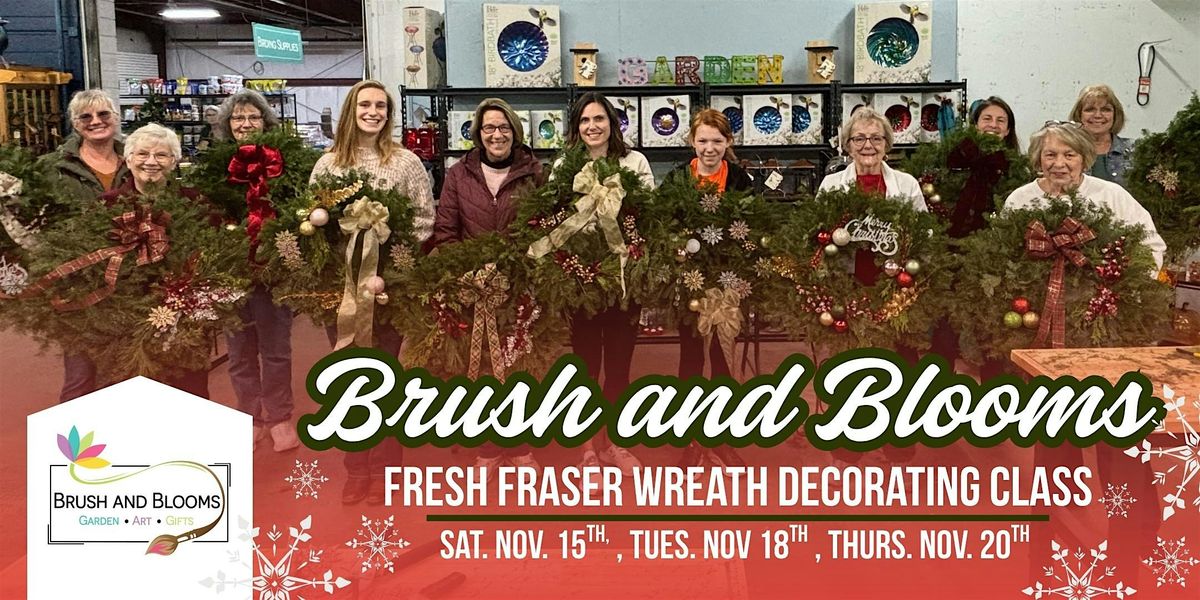 Fresh Fraser Wreath Decorating