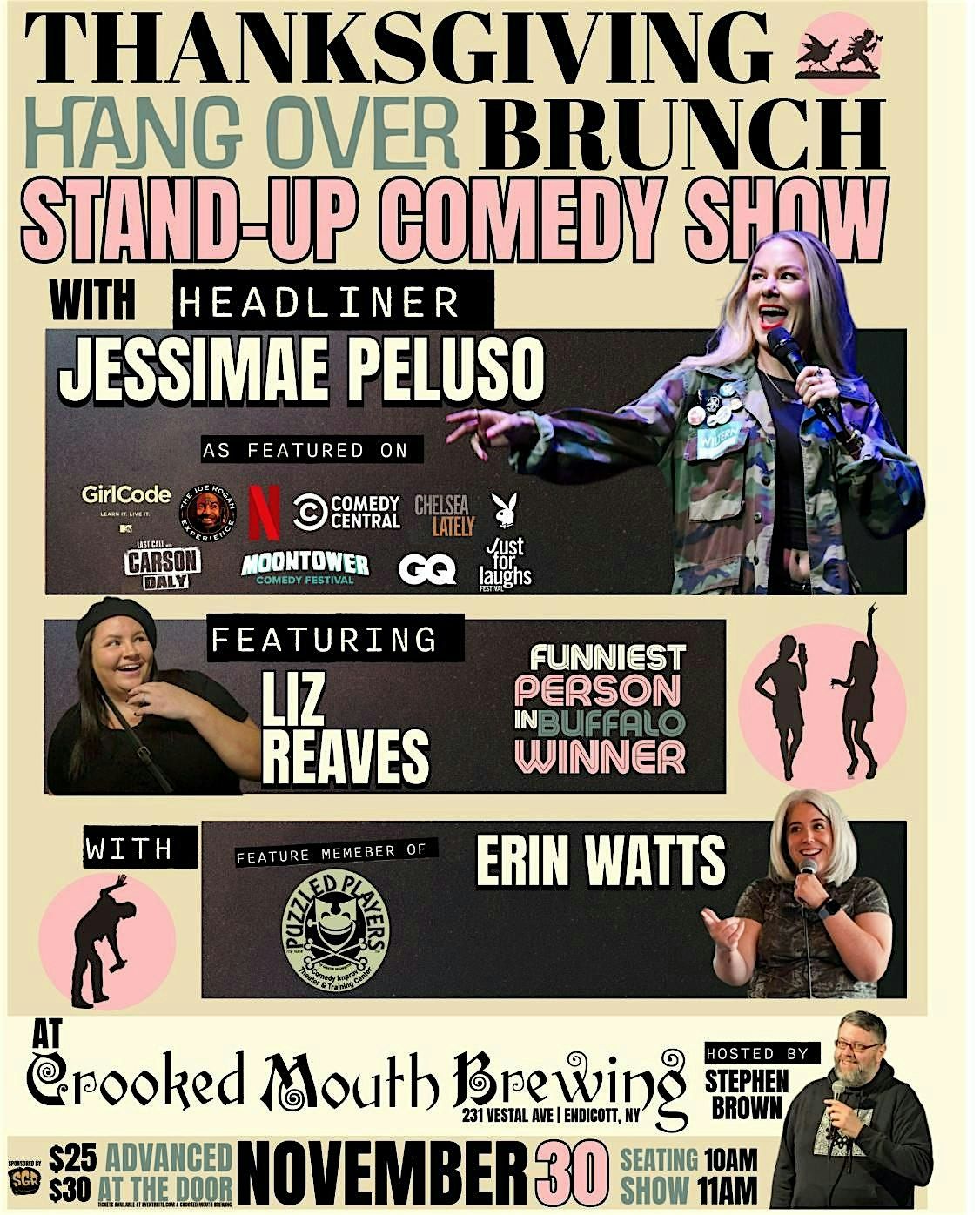 Jessimae Peluso headlines the Thanksgiving Hangover Brunch