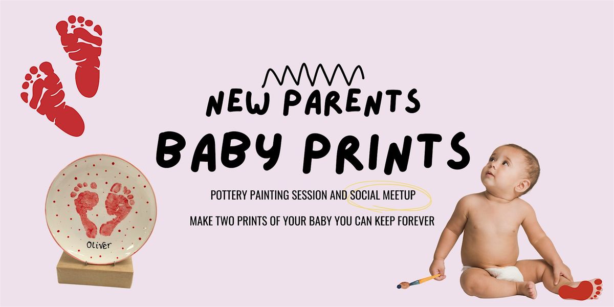Baby Prints Pottery Painting